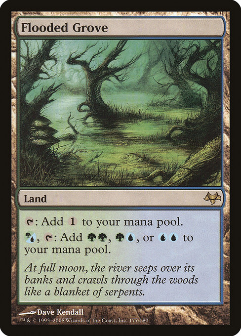 Flooded Grove - Eventide Rare Card