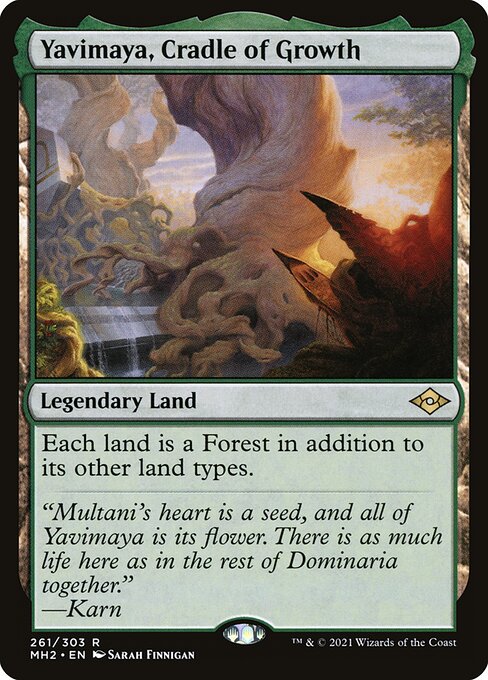 Yavimaya, Cradle of Growth - Modern Horizons 2 Rare Card