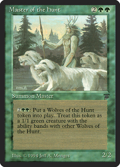 Master of the Hunt - Legends Rare Card