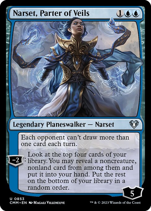 Narset, Parter of Veils - Commander Masters Uncommon Card