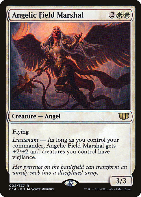 Angelic Field Marshal - Commander 2014 Rare Card