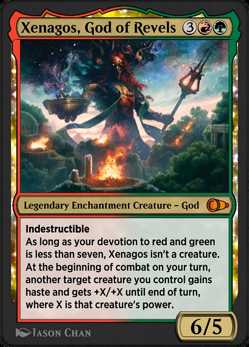 Xenagos, God of Revels - Pioneer Masters Mythic Card
