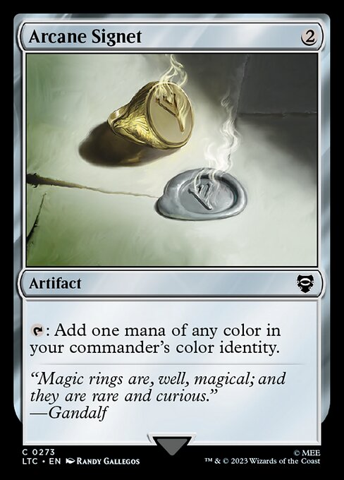 Arcane Signet - Tales of Middle-earth Commander Common Card