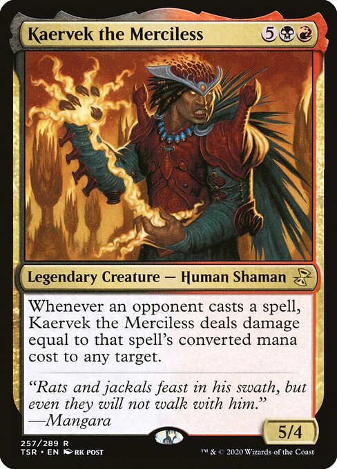 Kaervek the Merciless - Time Spiral Remastered Rare Card