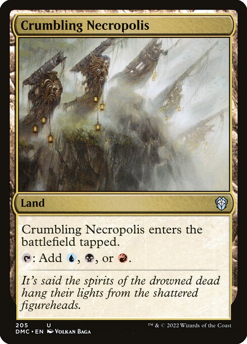 Crumbling Necropolis - Dominaria United Commander Uncommon Card