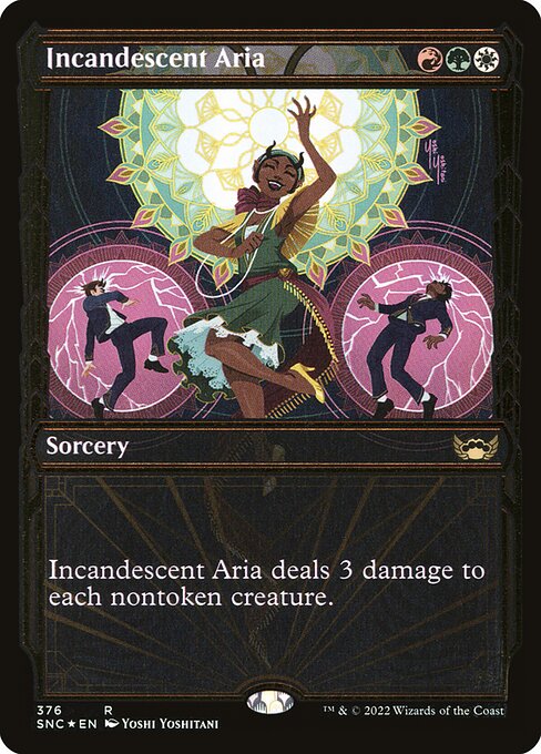 Incandescent Aria - Streets of New Capenna Rare Card