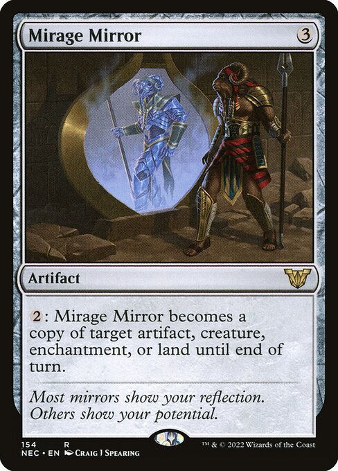 Mirage Mirror - Neon Dynasty Commander Rare Card