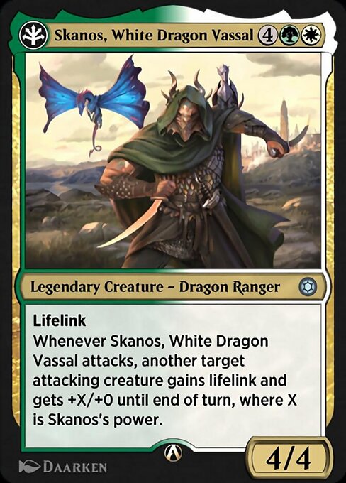 Skanos, White Dragon Vassal - Alchemy Horizons: Baldur's Gate Uncommon Card