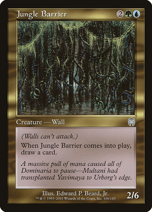 Jungle Barrier - Apocalypse Uncommon Card
