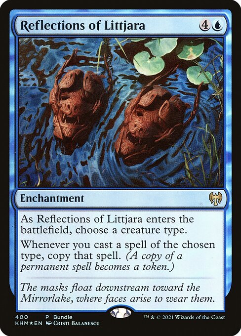 Reflections of Littjara - Kaldheim Rare Card