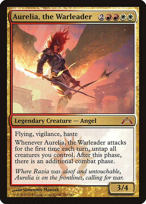 Aurelia, the Warleader - Gatecrash Mythic Card