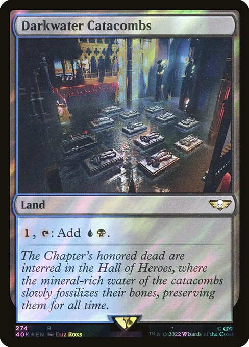 Darkwater Catacombs - Warhammer 40,000 Commander Rare Card