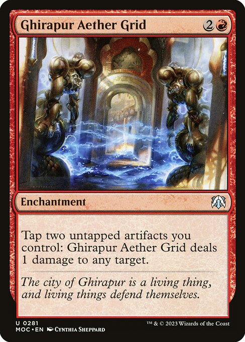 Ghirapur Aether Grid - March of the Machine Commander Uncommon Card