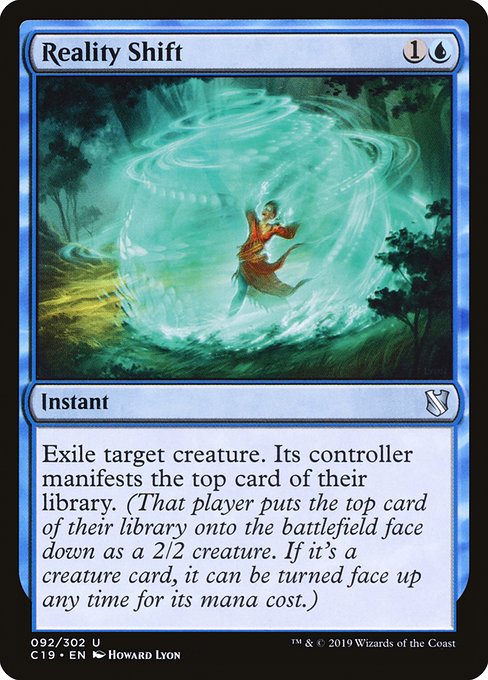 Reality Shift - Commander 2019 Uncommon Card