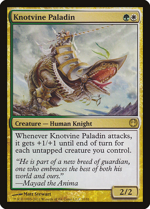 Knotvine Paladin - Duel Decks: Knights vs. Dragons Rare Card