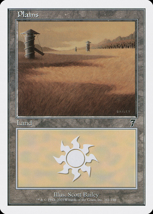Plains - Seventh Edition Common Card