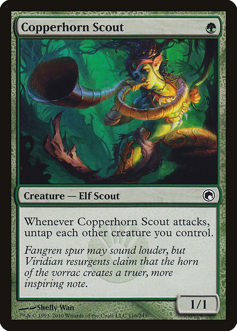 Copperhorn Scout - Scars of Mirrodin Common Card