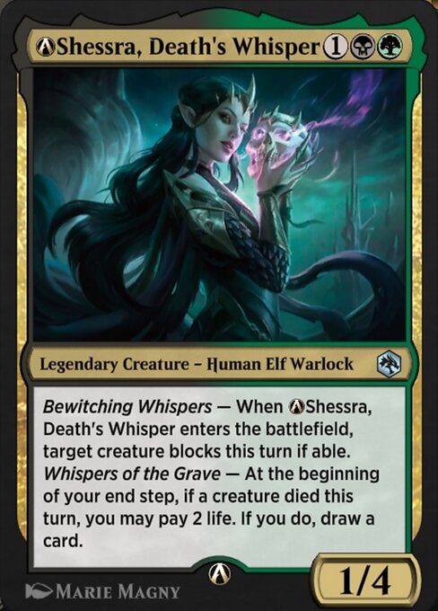 A-Shessra, Death's Whisper - Adventures in the Forgotten Realms Uncommon Card
