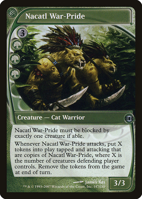 Nacatl War-Pride - Future Sight Uncommon Card