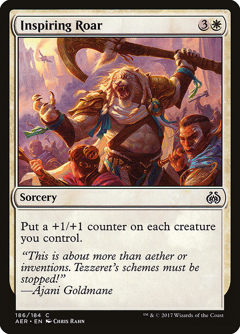 Inspiring Roar - Aether Revolt Common Card