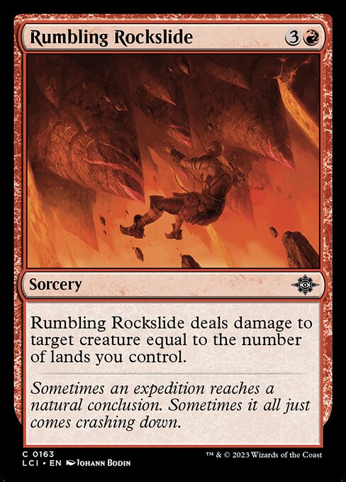 Rumbling Rockslide - The Lost Caverns of Ixalan Common Card