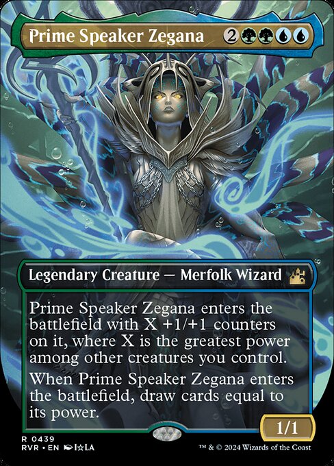 Prime Speaker Zegana - Ravnica Remastered Rare Card