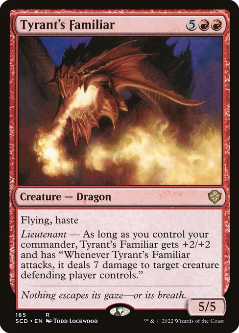 Tyrant's Familiar - Starter Commander Decks Rare Card