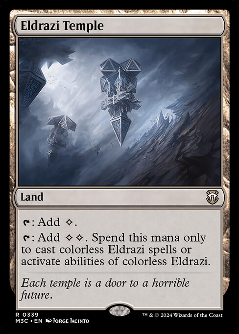 Eldrazi Temple - Modern Horizons 3 Commander Rare Card