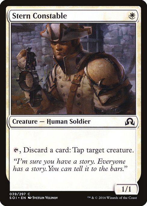 Stern Constable - Shadows over Innistrad Common Card