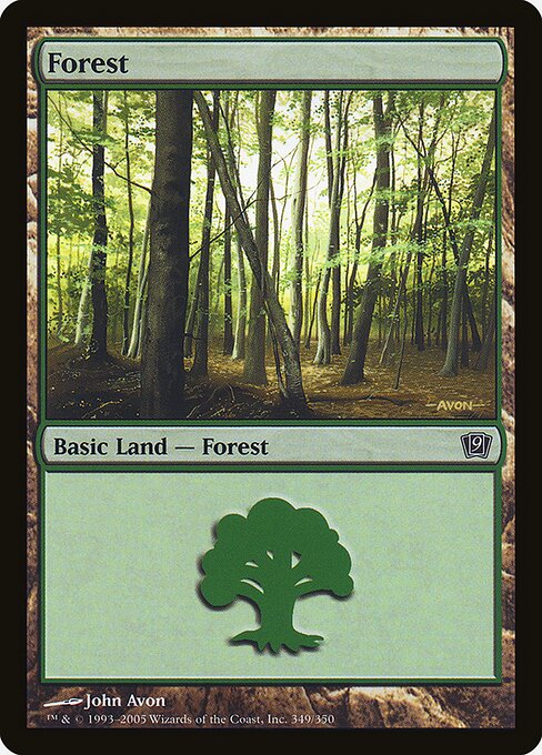 Forest - Ninth Edition Common Card