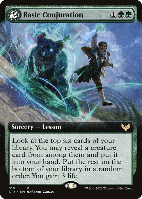 Basic Conjuration - Strixhaven: School of Mages Rare Card