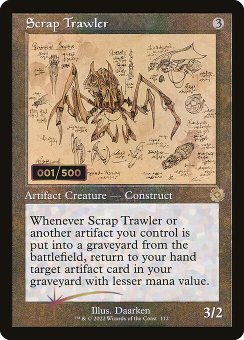 Scrap Trawler - The Brothers' War Retro Artifacts Rare Card
