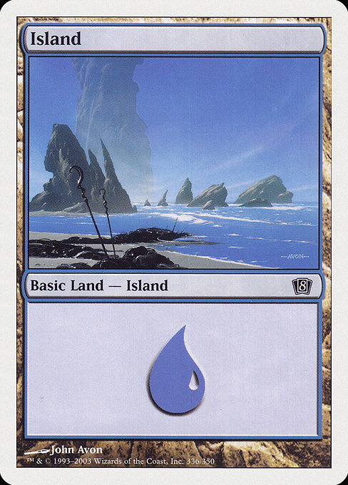 Island - Eighth Edition Common Card