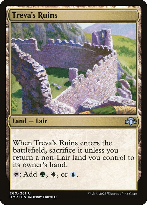 Treva's Ruins - Dominaria Remastered Uncommon Card