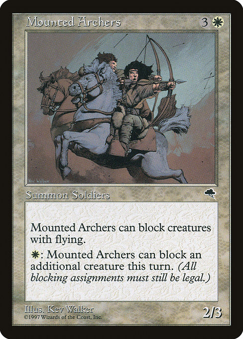 Mounted Archers - Tempest Common Card