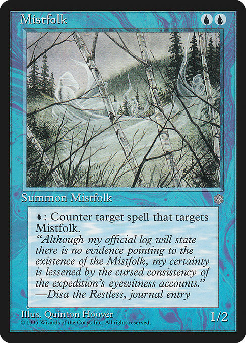 Mistfolk - Ice Age Common Card