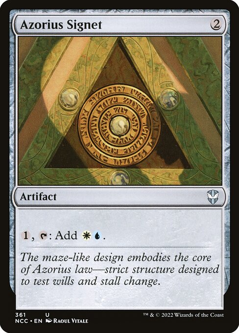 Azorius Signet - New Capenna Commander Uncommon Card