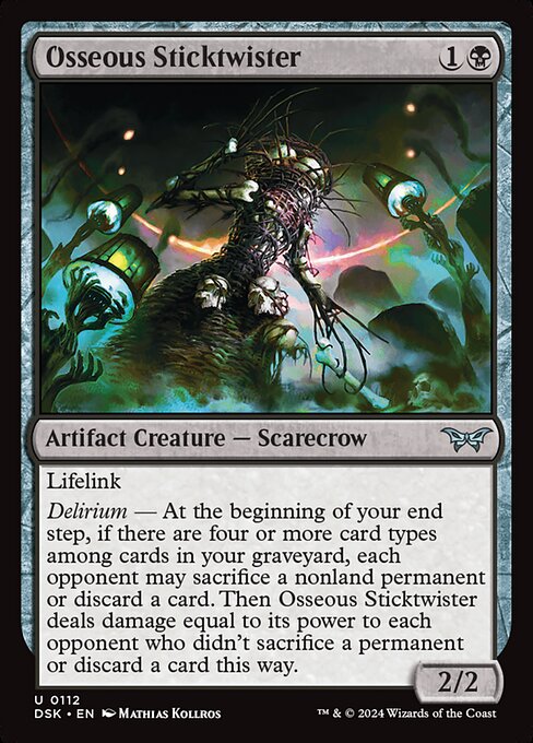 Osseous Sticktwister - Duskmourn: House of Horror Uncommon Card
