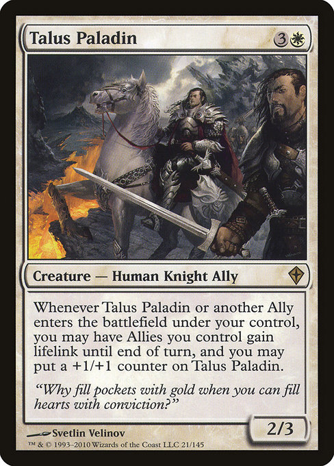 Talus Paladin - Worldwake Rare Card