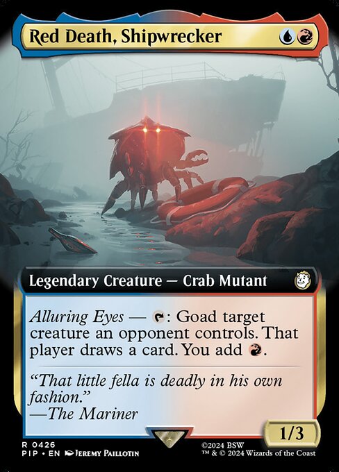 Red Death, Shipwrecker - Fallout Rare Card