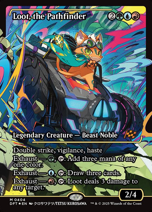 Loot, the Pathfinder - Aetherdrift Mythic Card