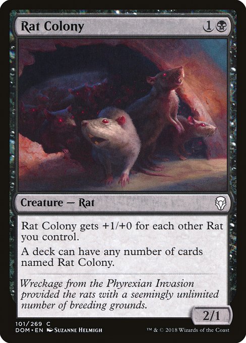 Rat Colony - Dominaria Common Card