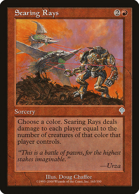 Searing Rays - Invasion Uncommon Card