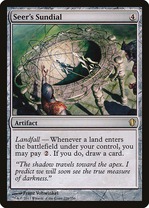 Seer's Sundial - Commander 2013 Rare Card