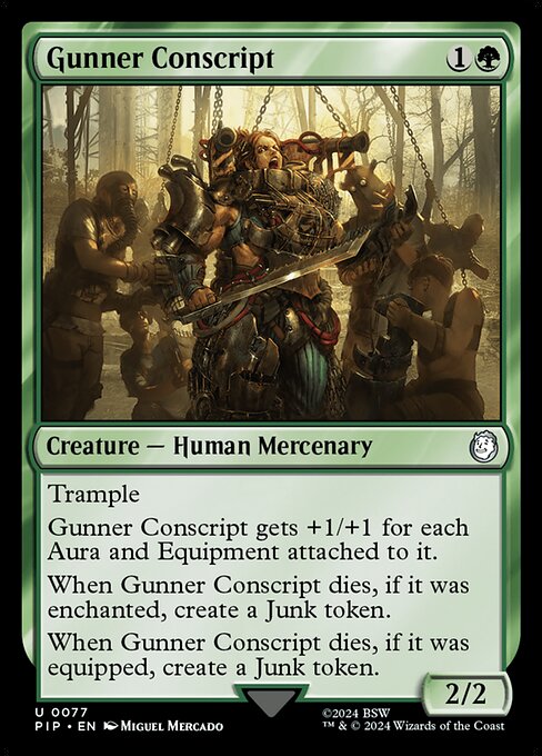 Gunner Conscript - Fallout Uncommon Card
