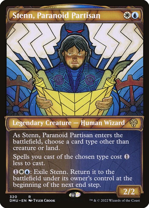 Stenn, Paranoid Partisan - Dominaria United Rare Card