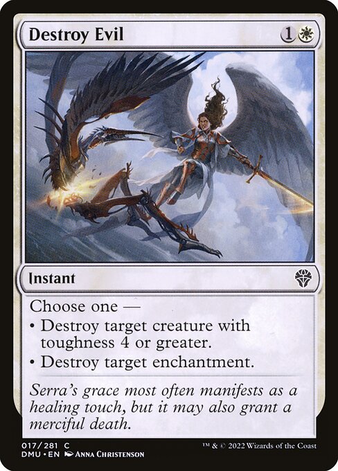 Destroy Evil - Dominaria United Common Card
