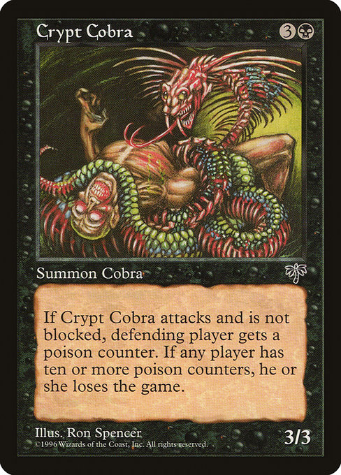 Crypt Cobra - Mirage Uncommon Card