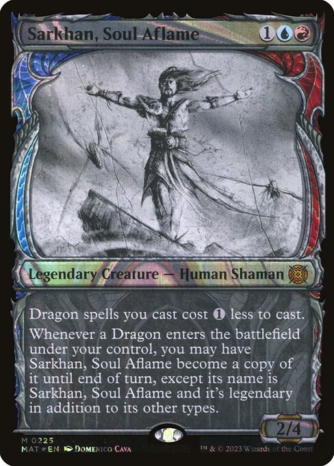 Sarkhan, Soul Aflame - March of the Machine: The Aftermath Mythic Card