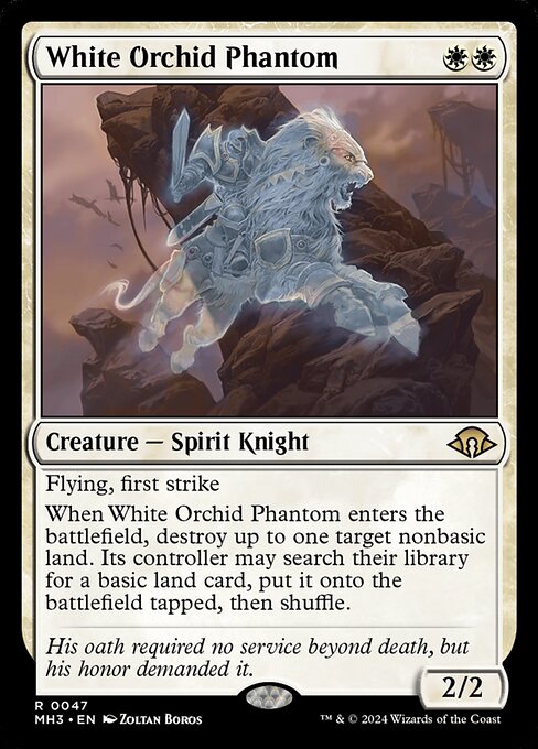 White Orchid Phantom - Modern Horizons 3 Rare Card